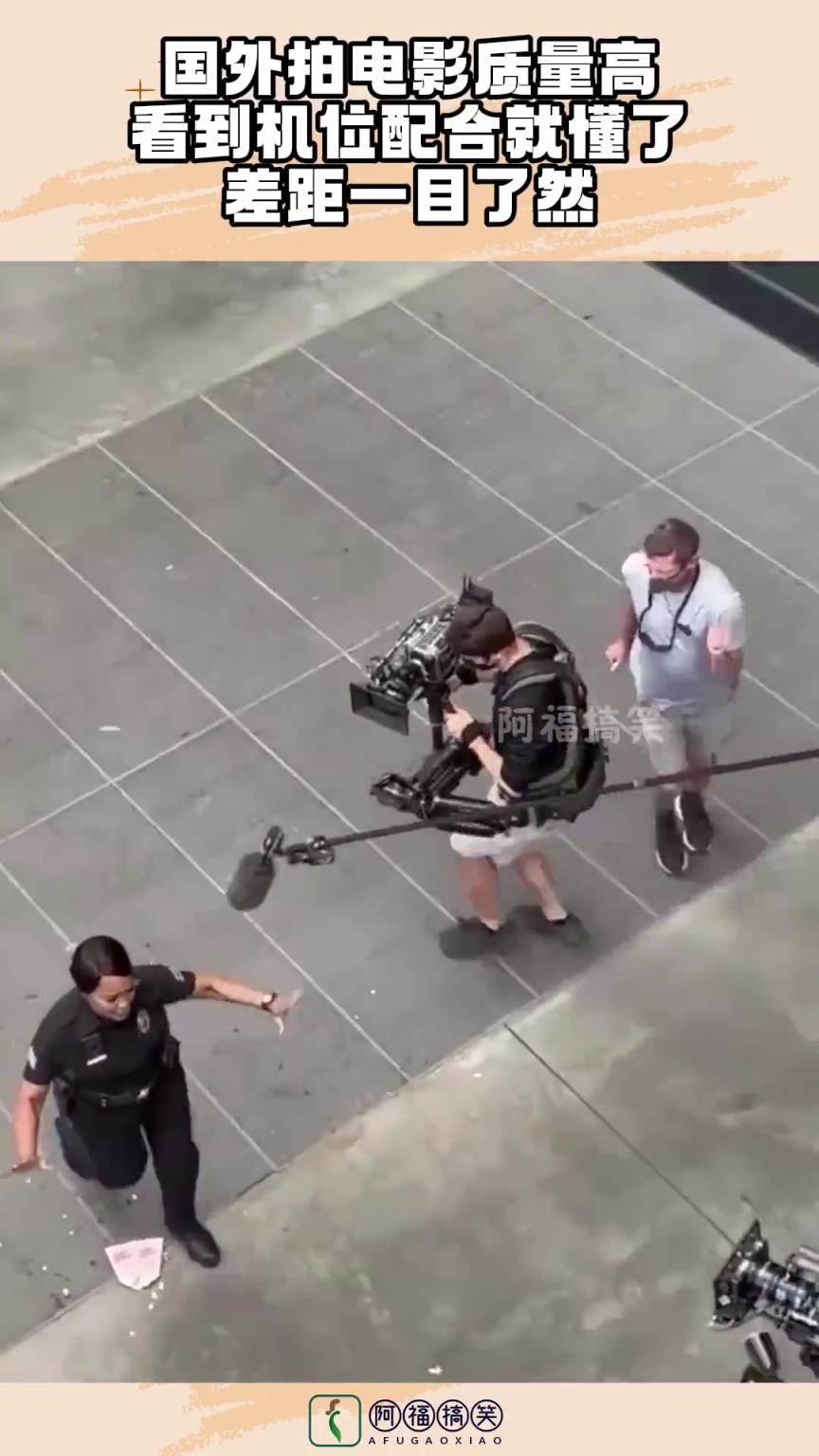 國外拍電影現場,看到機位配合差距一目了然！