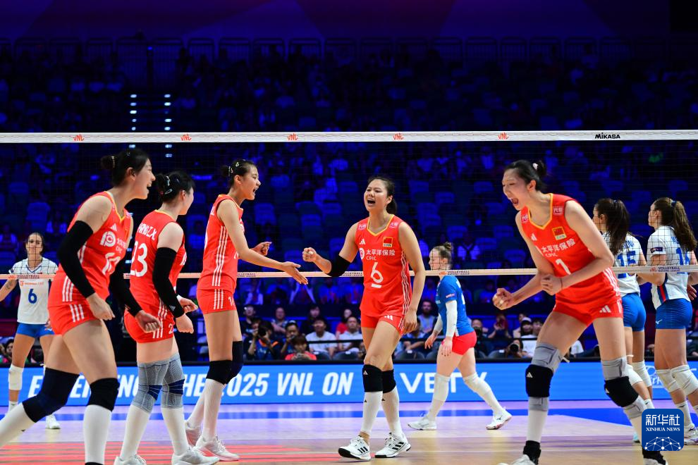 世界女排聯賽（中國香港站）：中國隊勝捷克隊 