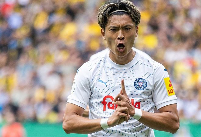 日本第六位选手达成五大联赛单季进球上双 这块数据中国球员为零