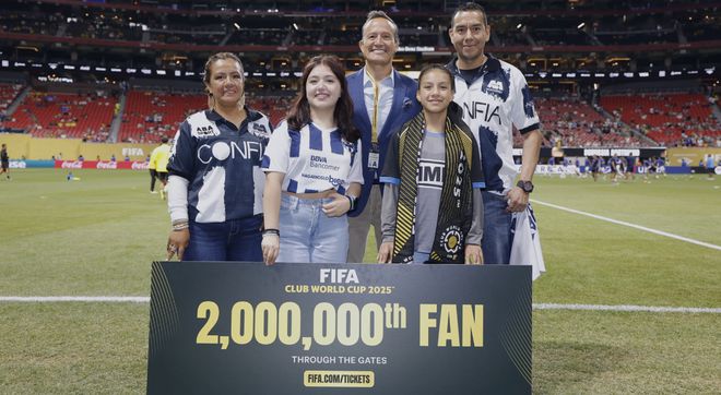天降幸運！FIFA向本次世俱杯第200萬位現(xiàn)場觀眾贈送4張門票