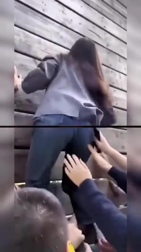 这是小姐姐的人生巅峰，还是众男士的人生巅峰？