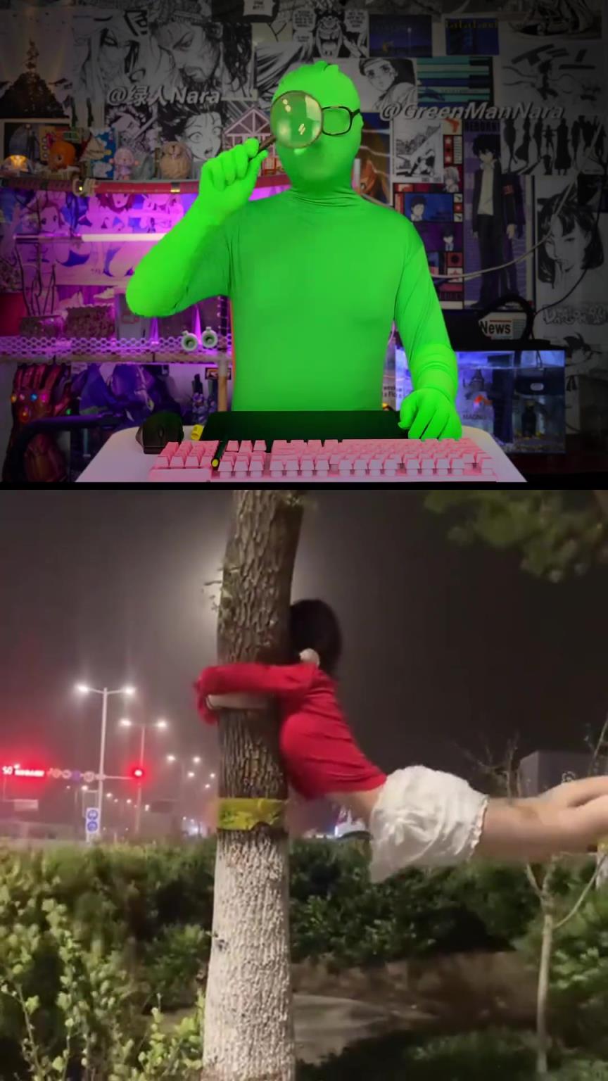 没有你我还蒙在鼓里！这种博眼球的女博主是怎么实现悬空的？