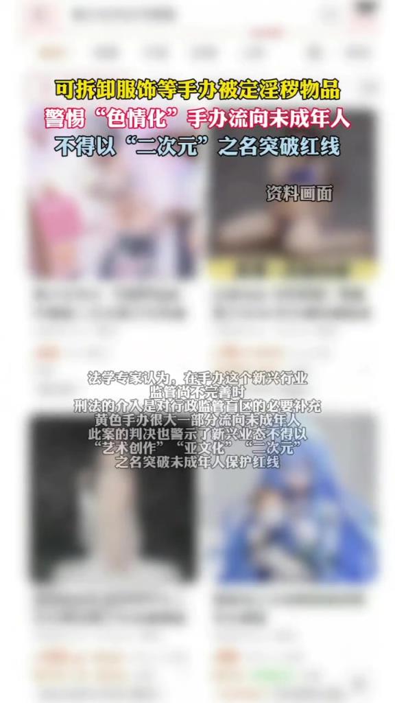 可拆卸服飾等手辦被定淫穢物品 12人獲刑