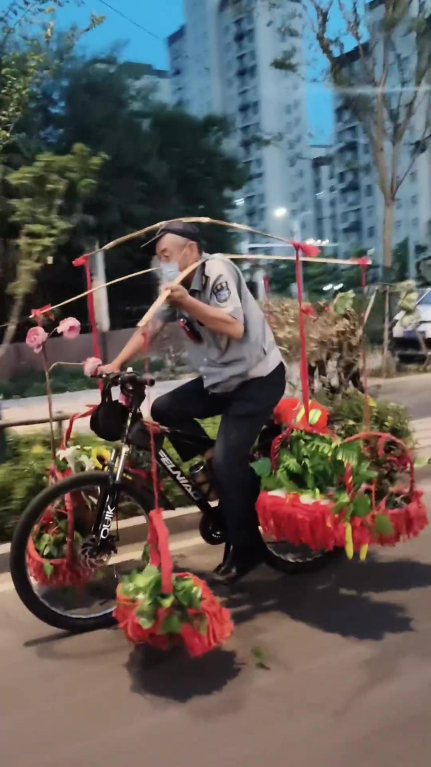 大爷就是大爷，平衡感真强