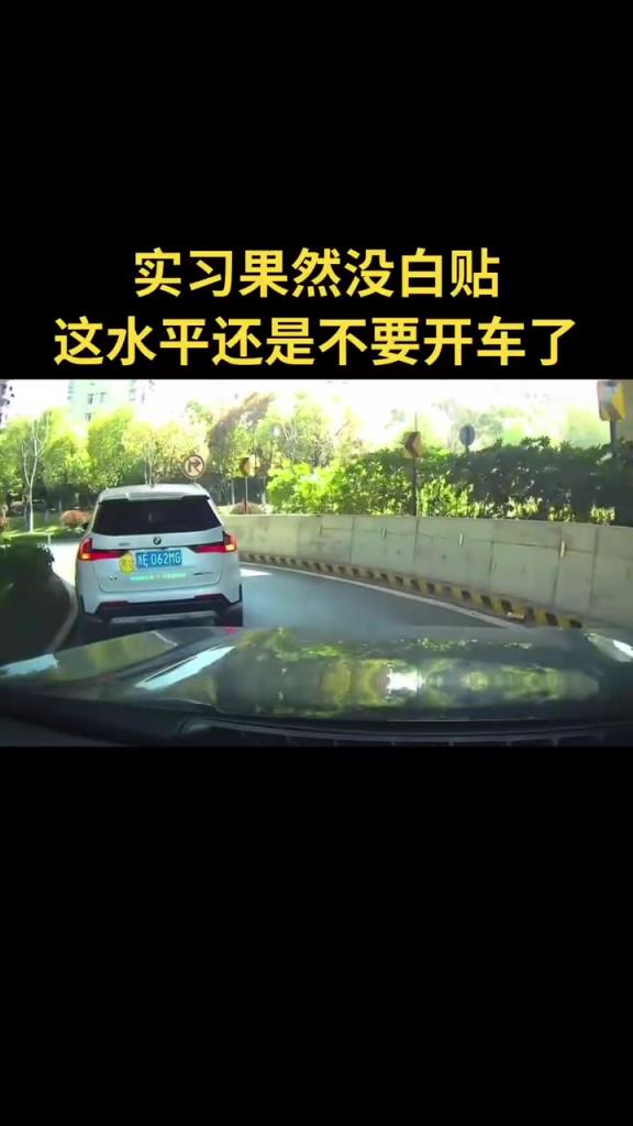 實習果然沒白貼 這水平還是不要開車了