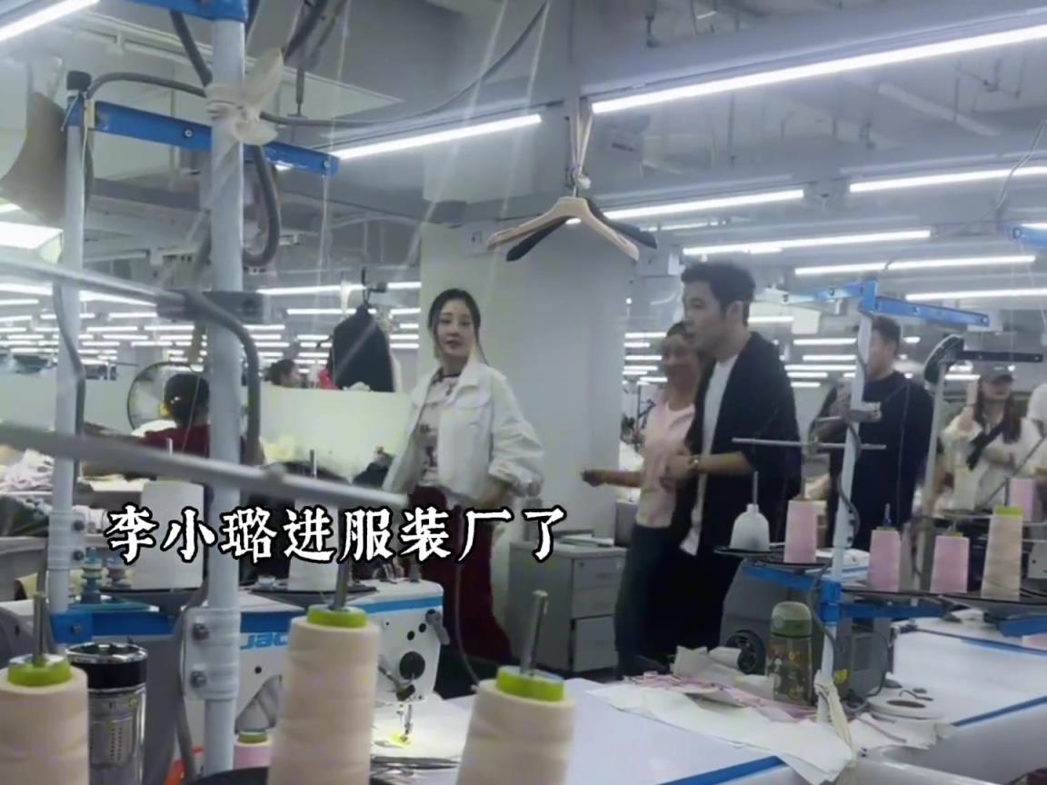 李小璐探访服装厂,大哥都看迷糊了!机器都不想踩了!