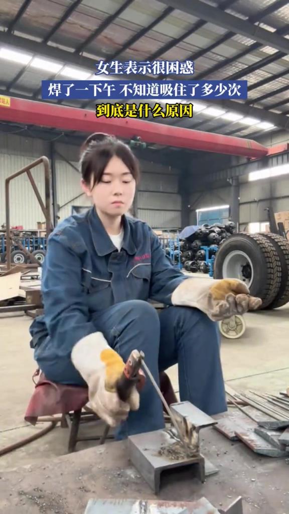 女生表示很困惑,焊了一下午 不知道吸住了多少次!!!