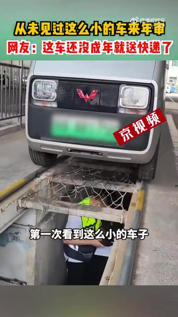 从未见过这么小的车来年审