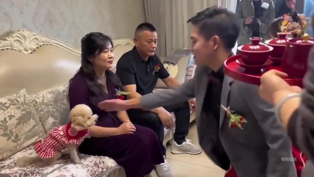 你把狗子抱下來不就好了，非當(dāng)著岳父岳母的面打它??！
