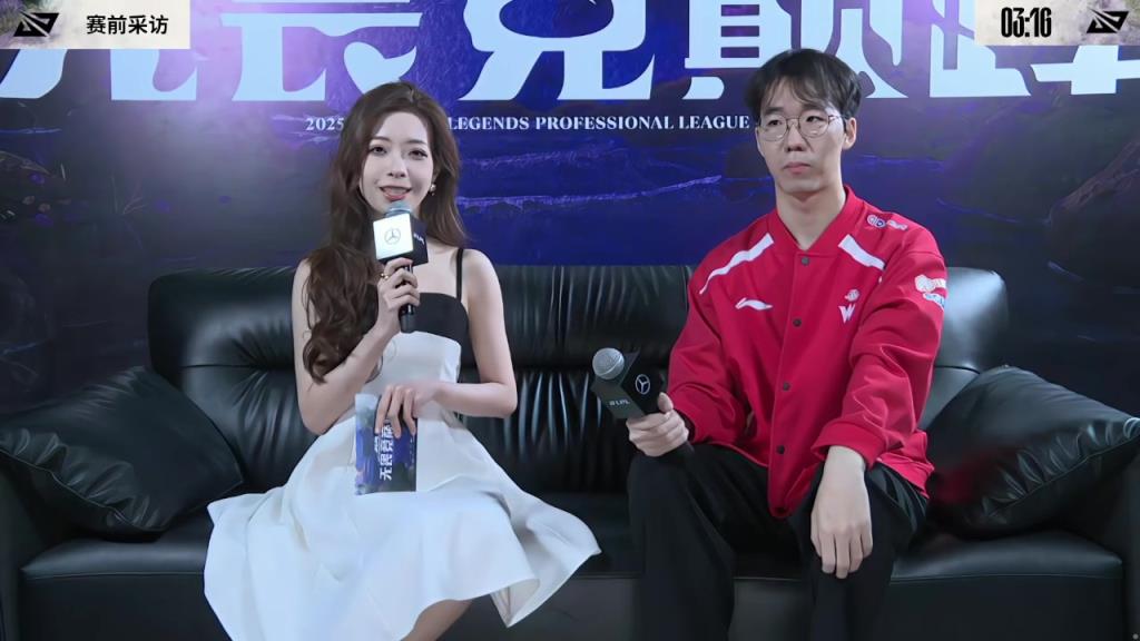 希然赛前采访Taeyoon&Shaoye：带着自信打好这场BO5；