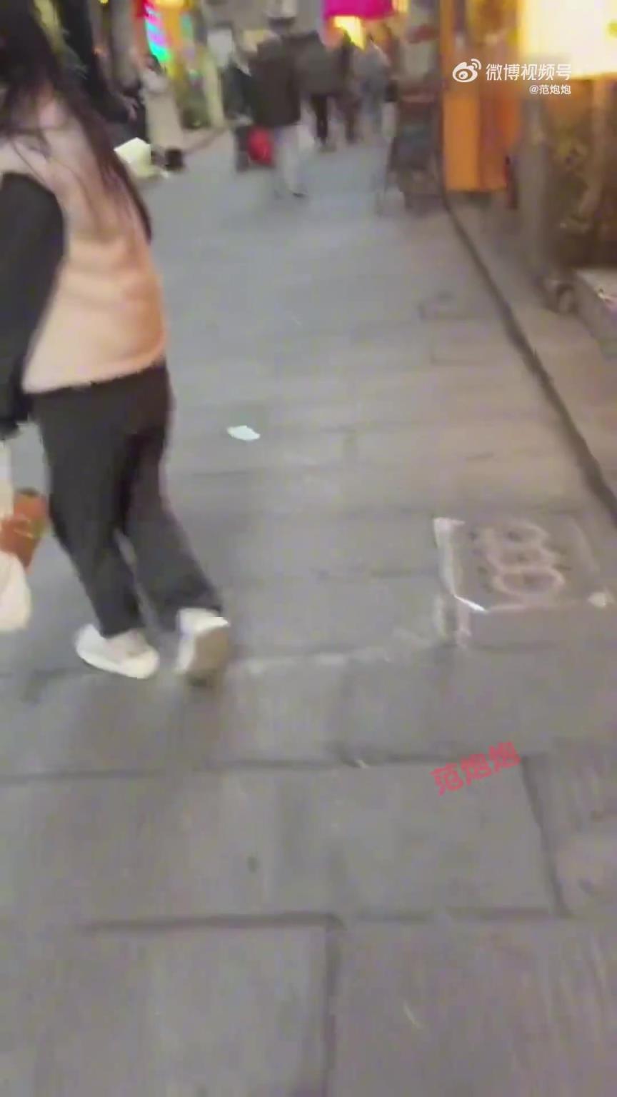 女子踢了猫想走，被爱猫人士追着跟拍！！