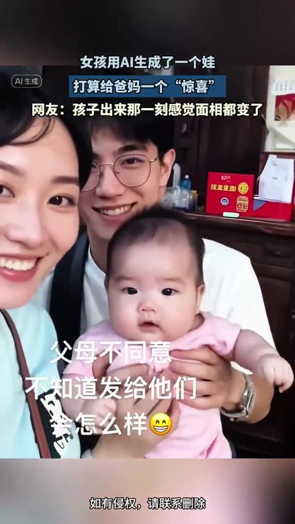 現(xiàn)在都能AI“生”娃了嗎？老人會(huì)怎么看？