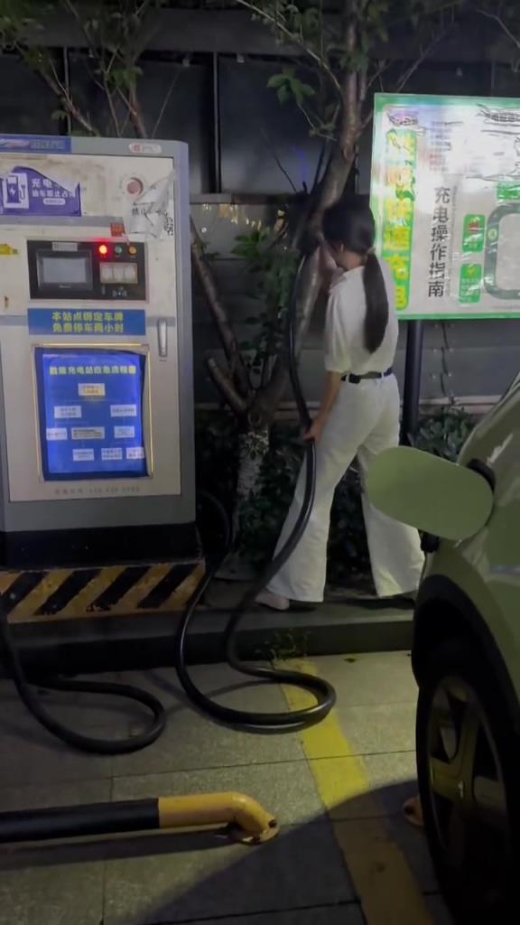 人類馴服蟒蛇珍貴畫面，一米七大個愣是沒搏斗過充電線