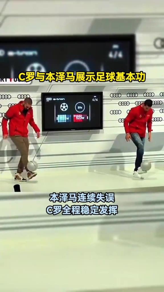 C羅與本澤馬展示足球基本功，C羅穩(wěn)定發(fā)揮勝出