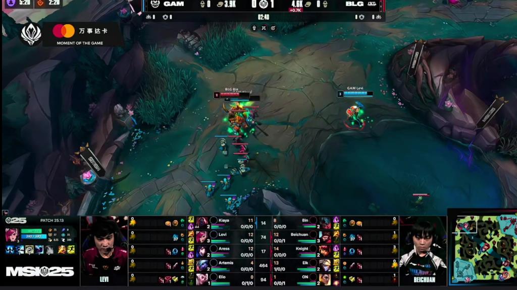 MSI入圍賽 BLG vs GAM 第二局高光時(shí)刻