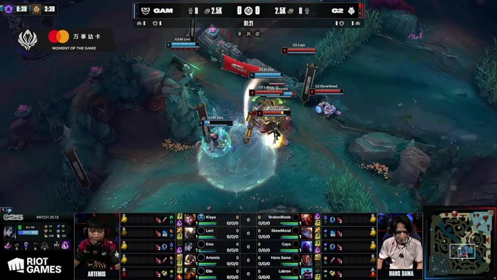 MSI入圍賽 G2 vs GAM 第二局高光時(shí)刻