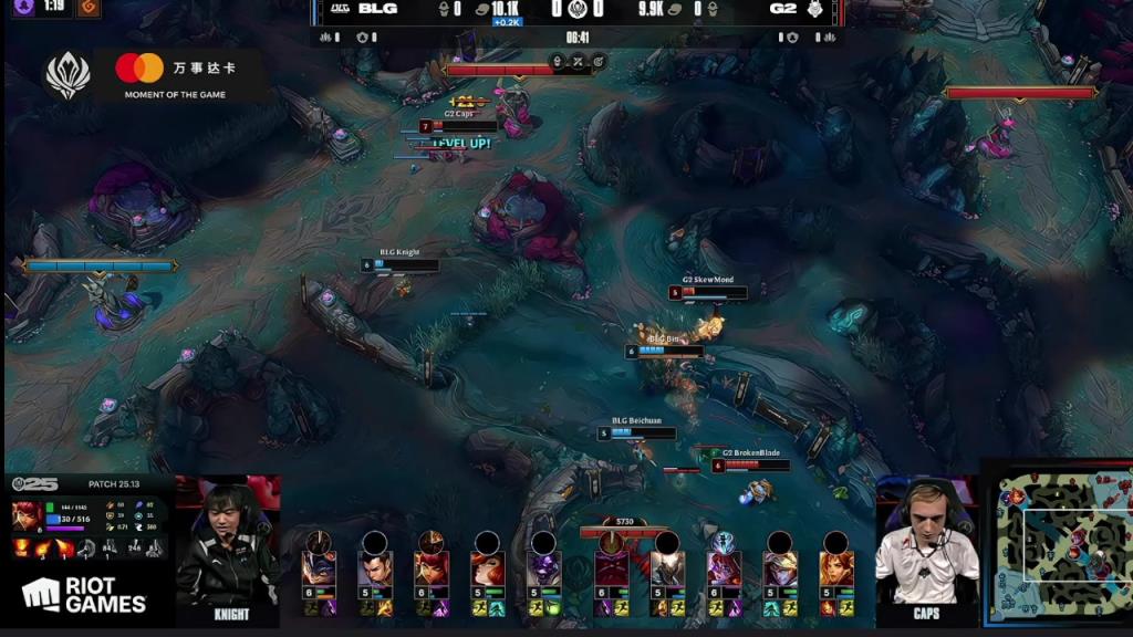 MSI入圍賽 G2 vs BLG 第一局高光時刻
