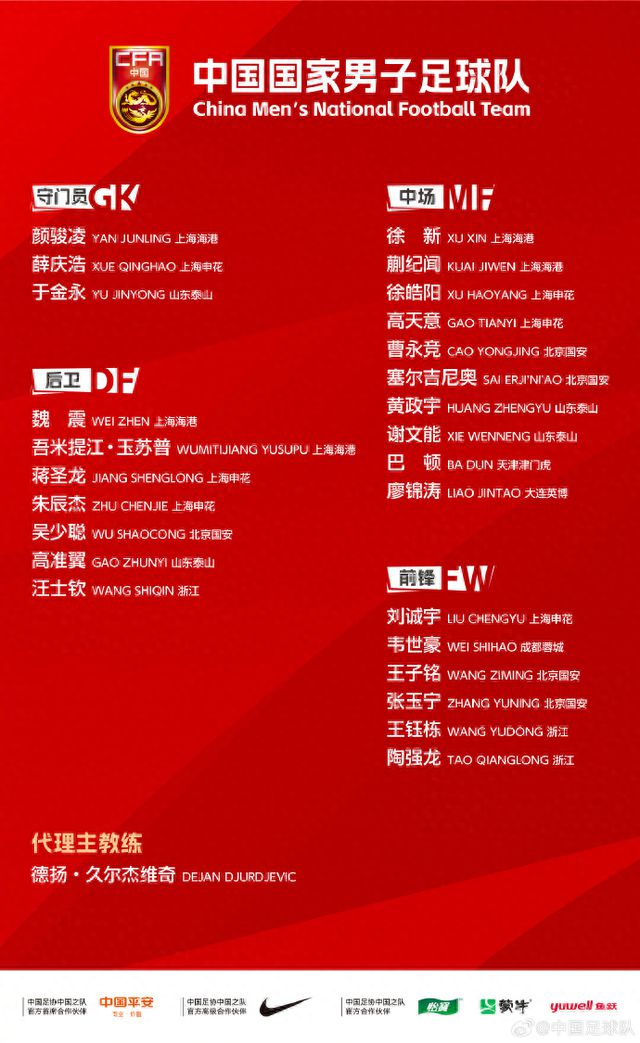 國足東亞杯集訓(xùn)名單公布