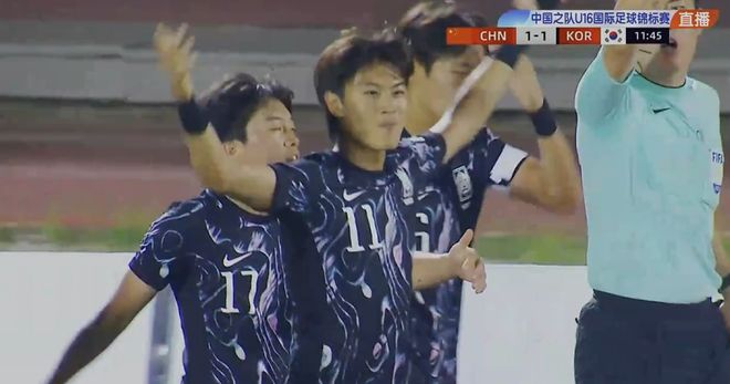 浮嶋敏太大意！U16國足9場連丟15球，僅領(lǐng)先5分鐘，金志浩破門