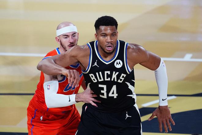 字母哥26+19+10雄鹿頂翻雷霆NBA杯奪冠 SGA21分