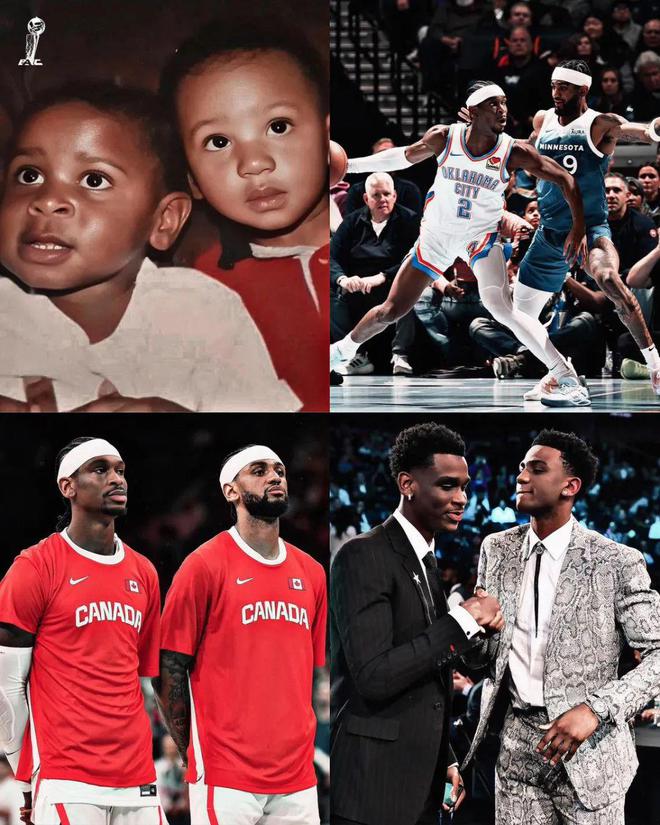NBA名字最長的兩兄弟，約好了在西決砍頭