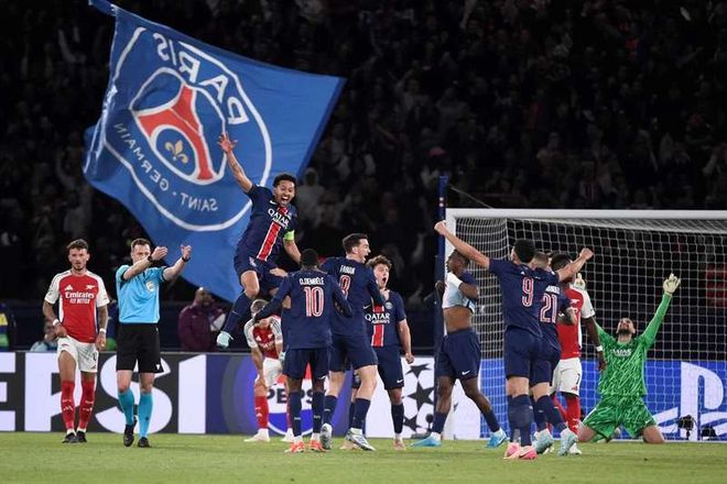 2-1，3-1，欧冠双杀！阿森纳遭淘汰，巴黎晋级决赛+冲击三冠王