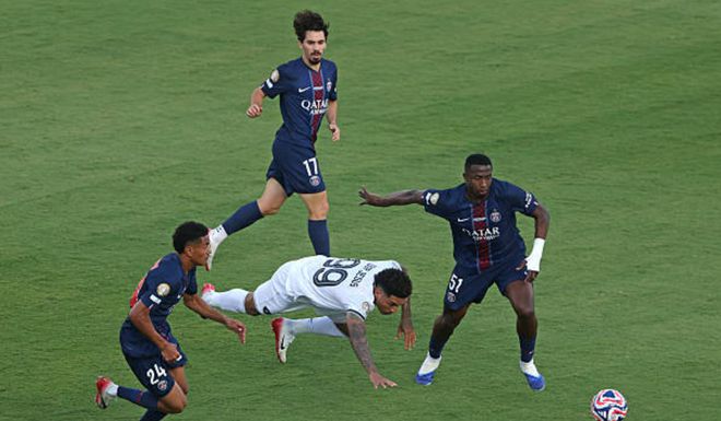 0-1！世俱杯爆大冷門，大巴黎不敵博塔弗戈，新科歐冠冠軍首敗