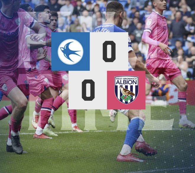 主场0-0闷平西布朗，卡迪夫城提前一轮宣告降入英甲联赛