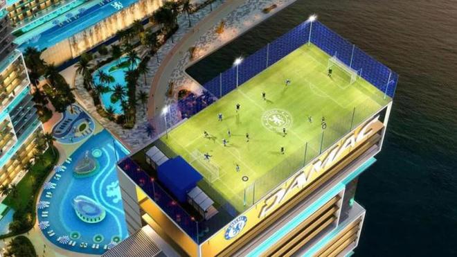 太陽報：切爾西將在迪拜建豪華主題公寓，樓頂有標準足球場