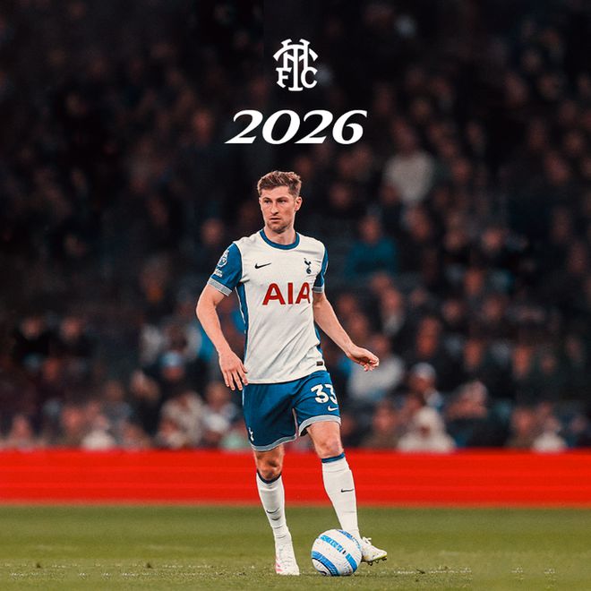 官方：热刺与本·戴维斯续约至2026年