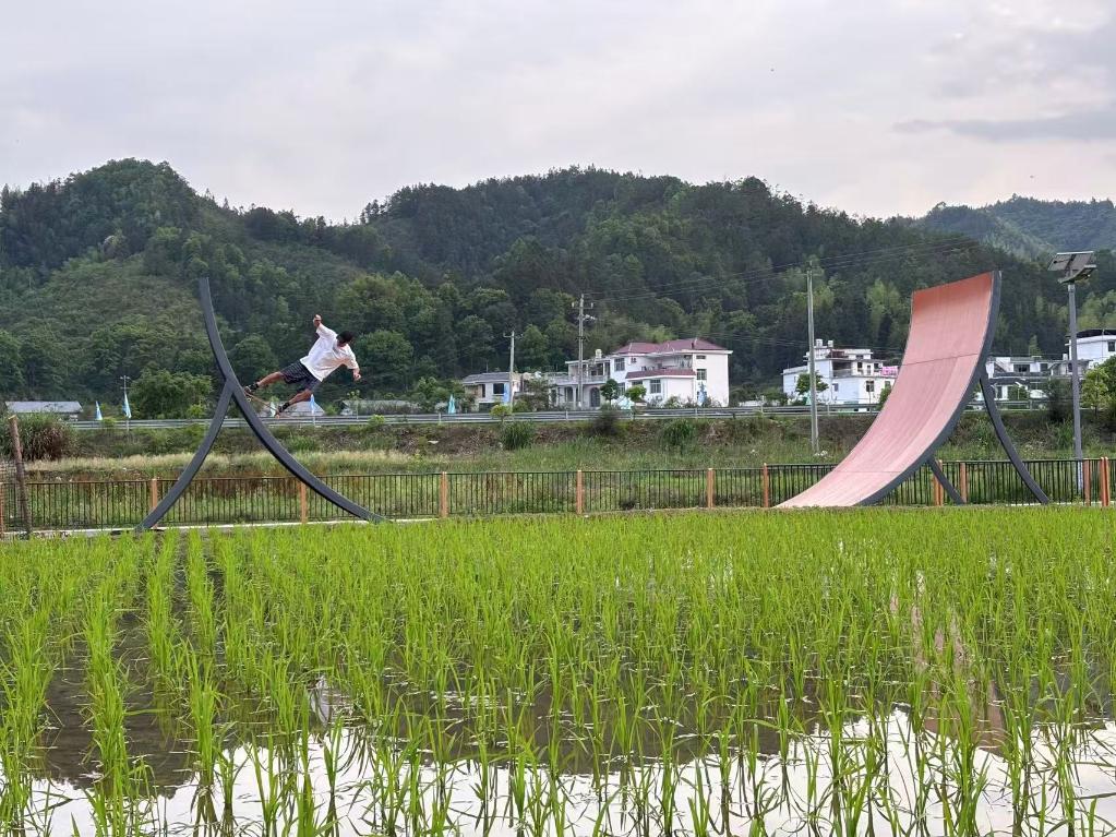 全國性滑板賽事首次在農(nóng)村地區(qū)舉辦