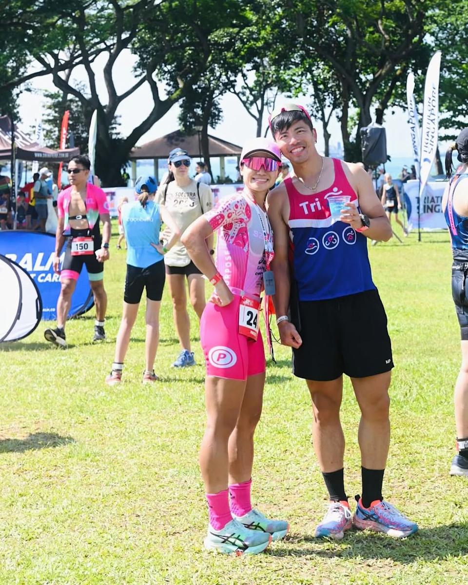 【人物】三铁赛事接连站台再破10K PB 粉红大佬大爆发 感激老公支援