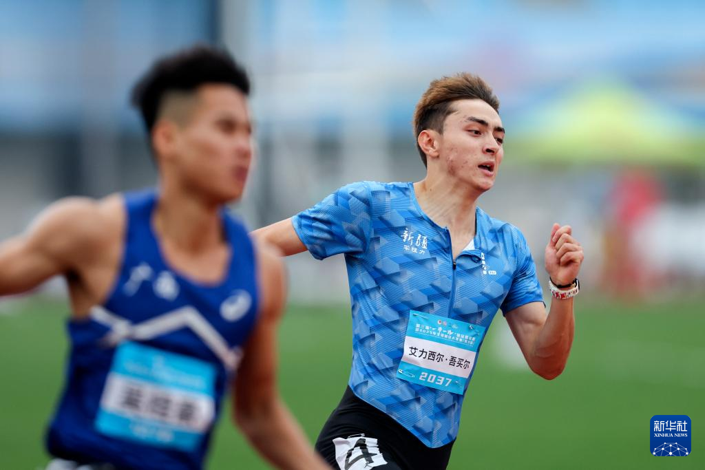 全国田径大奖赛第三站：艾力西尔·吾买尔晋级男子400米决赛