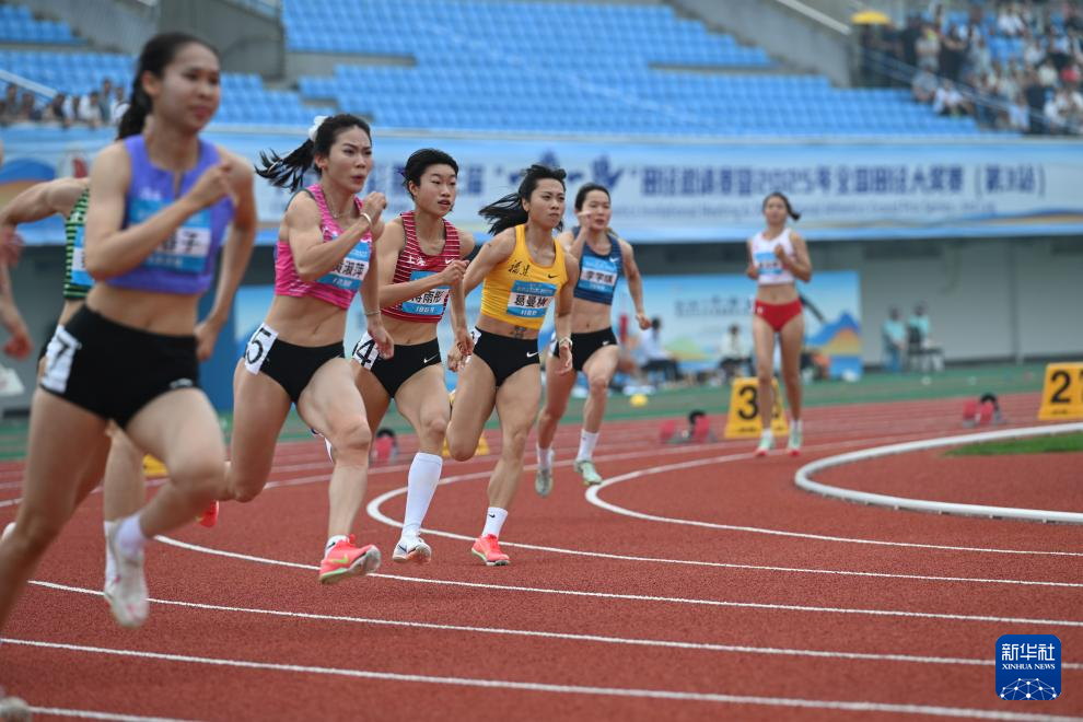 全国田径大奖赛第三站：女子200米预赛赛况