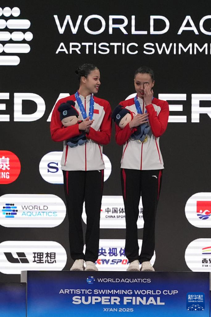 林彦君/徐汇妍获花样游泳世界杯总决赛女子双人技术自选冠军