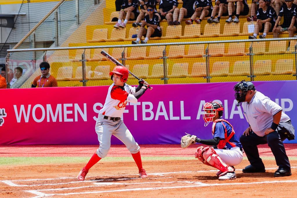 女壘亞洲杯：中國隊首日取得兩連勝
