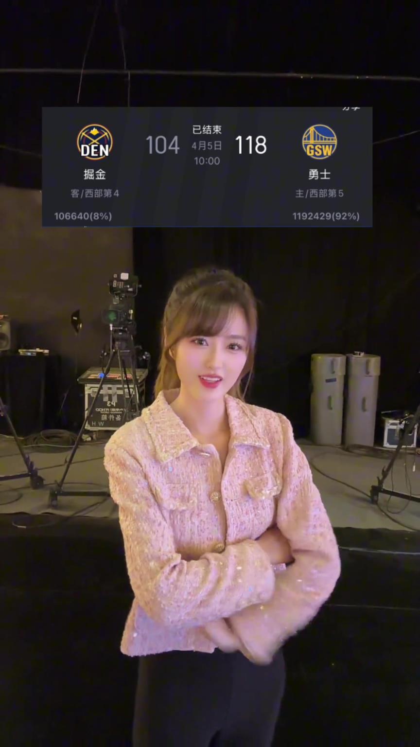 小七：先赢了灰熊湖人 背靠背把掘金又给赢了！我现在有点飘啊~