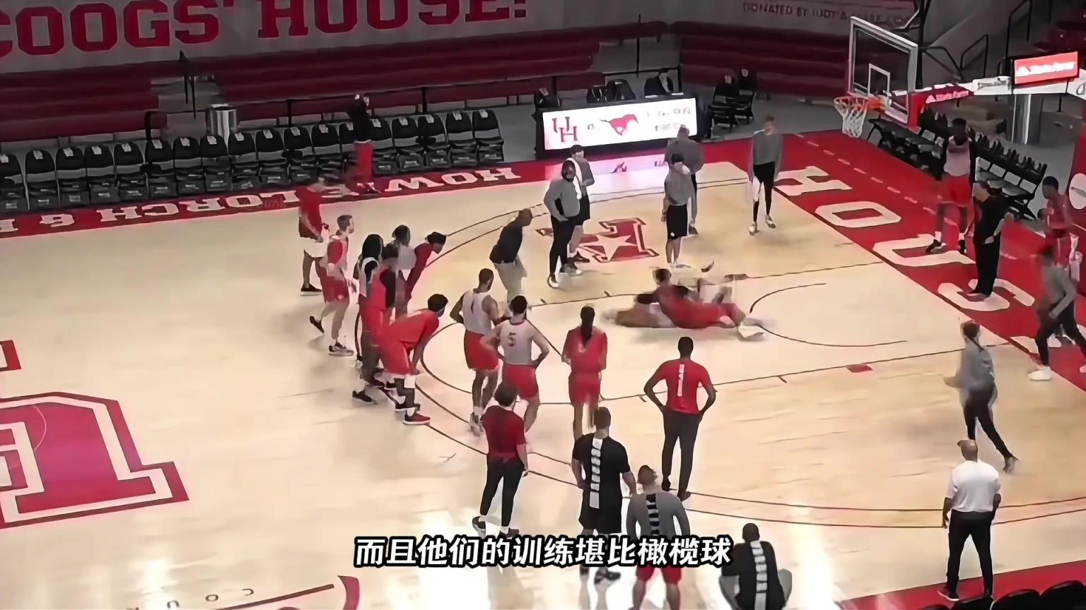 休斯顿男篮肌肉堪比筋肉人！NCAA球员训练强度有多大？