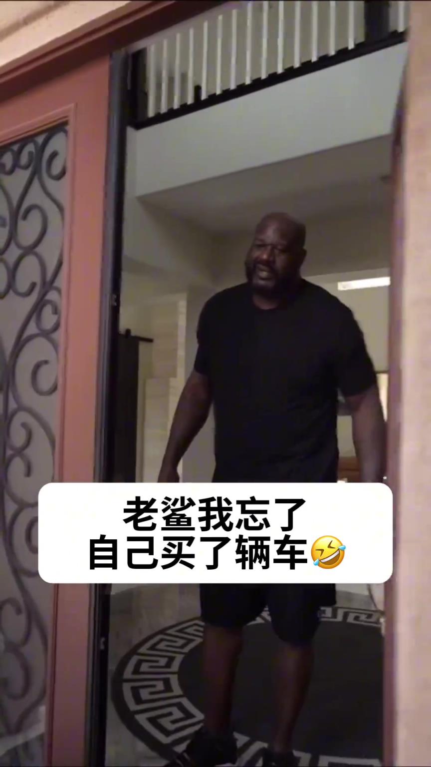 大鲨鱼终于入手了一辆适合自己尺寸的汽车，奥胖：我太难了