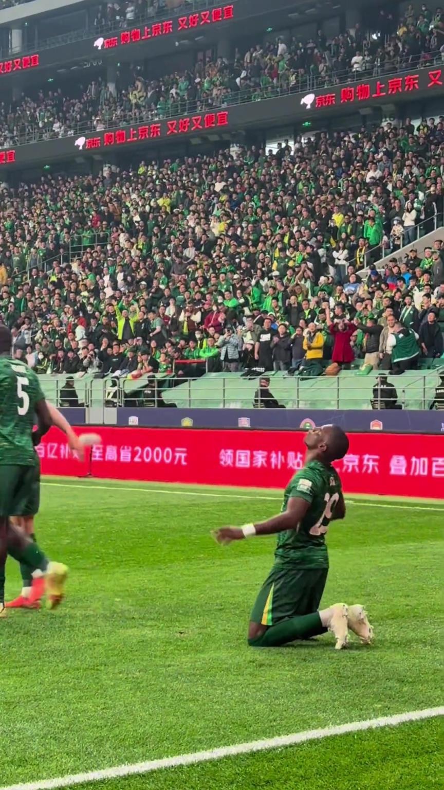 恭喜！北京国安主场第900球来自于工体之王法比奥