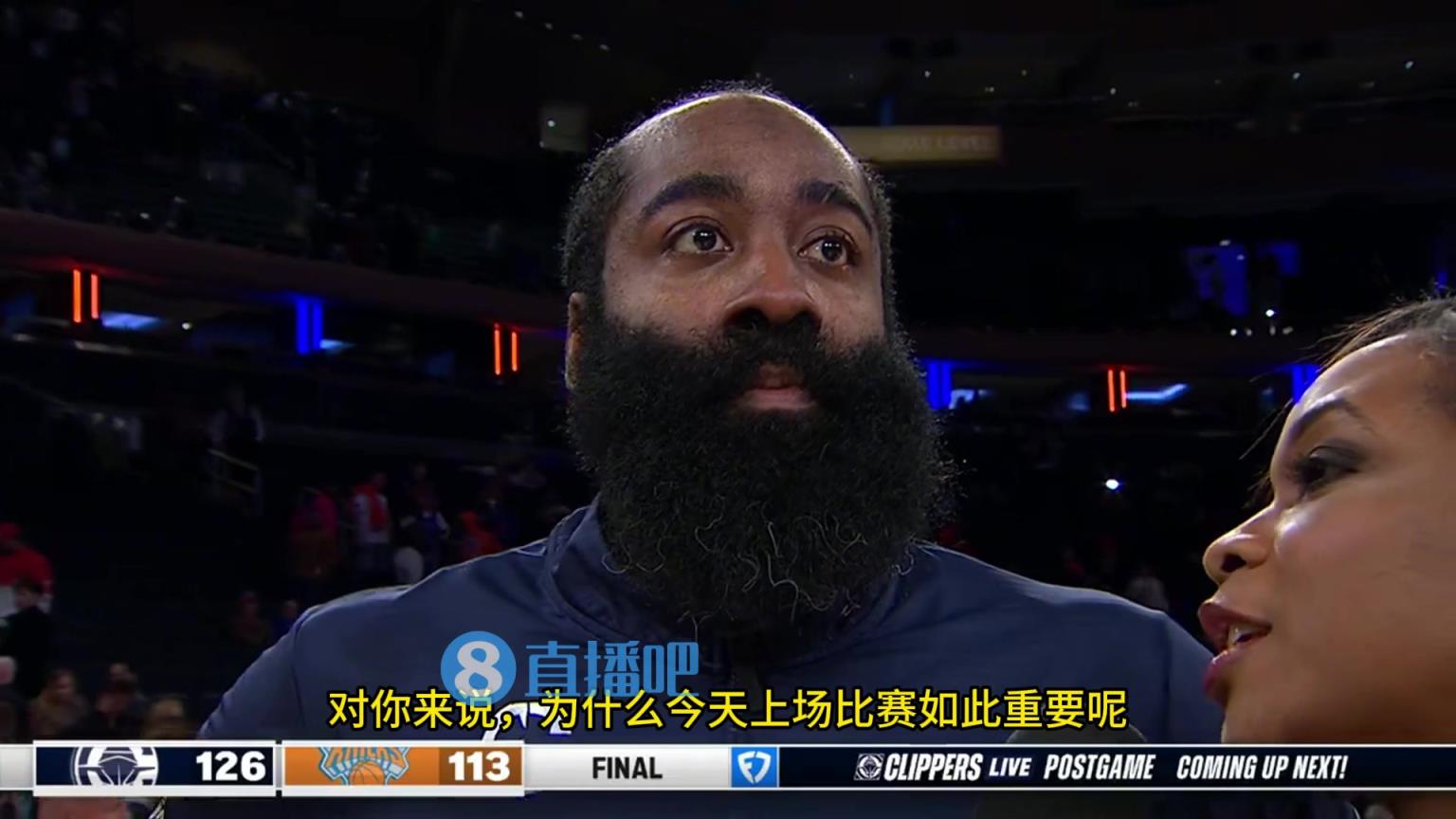 登哥劳模！哈登：除非我受伤非常非常严重，我才会不打！