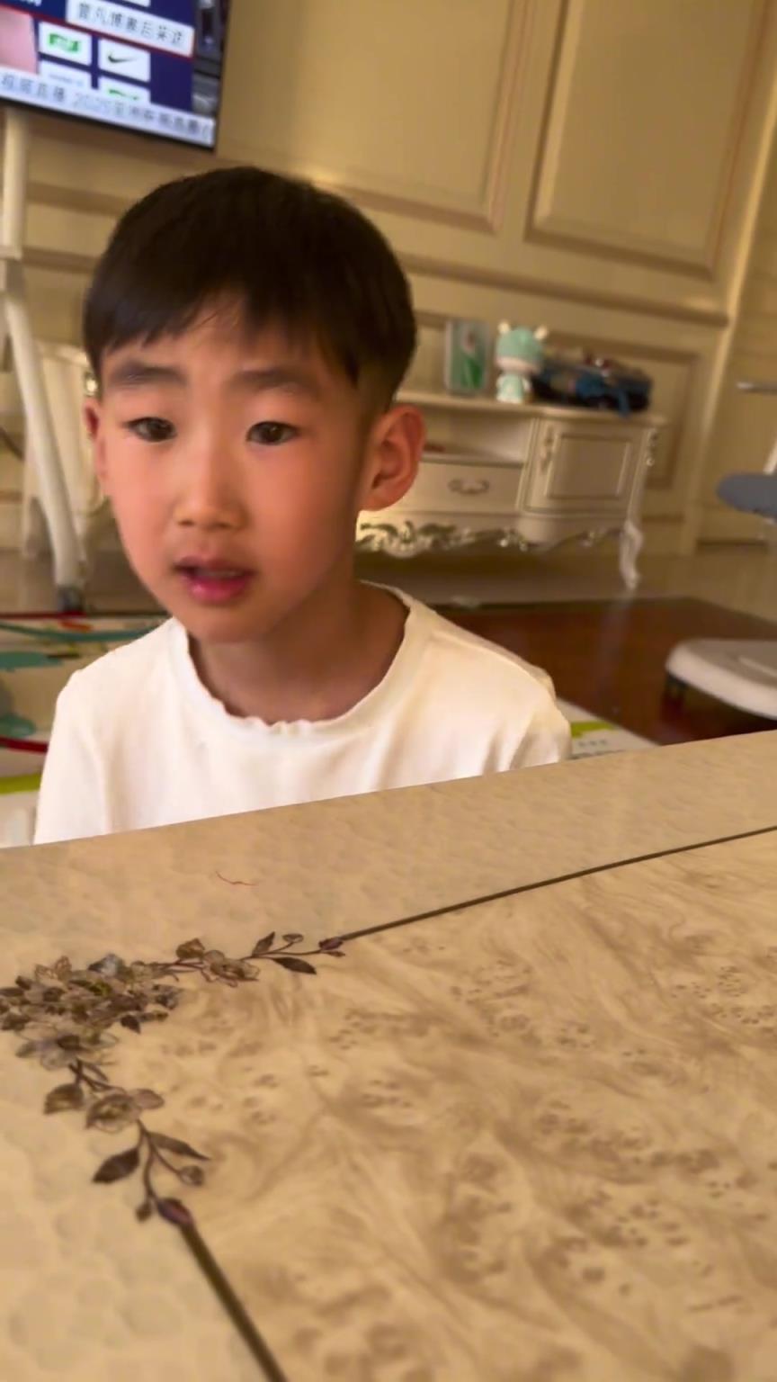 周琦儿子：我要学好英语当明星 跟中国男篮重返奥运会