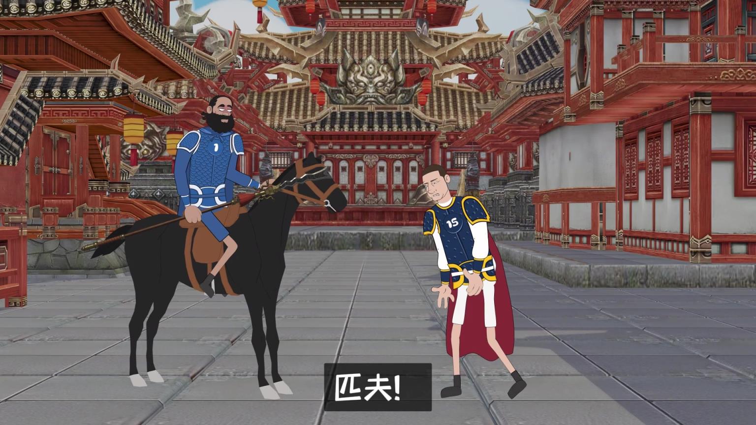 恶搞G2约基奇遇到卡登假摔卡通版！卡：我没开无双啊只是忘关了