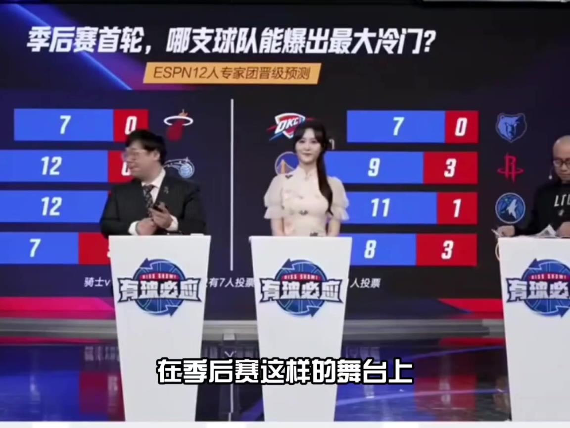 杨毅：火勇会打的很激烈 但火箭没有超巨 勇士最终会赢下系列赛