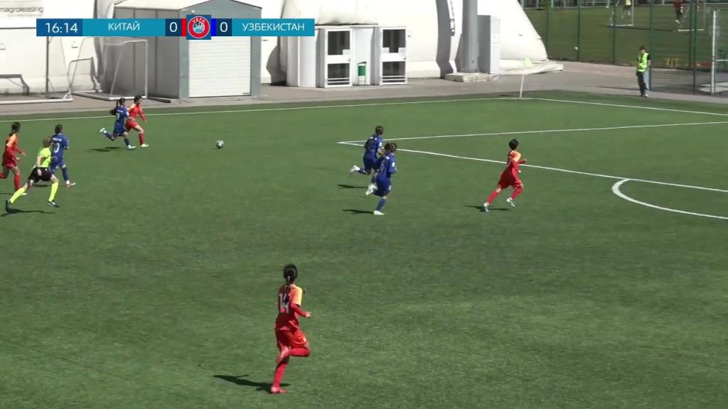 【集锦】友谊赛-骈以伊帽子戏法 U16中国女足6-0乌兹别克女足U16