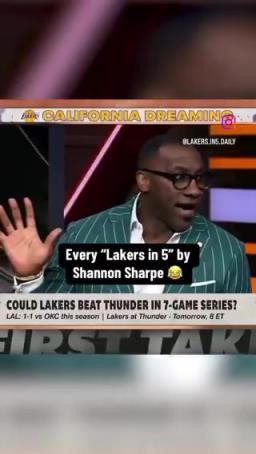 Lakers in 5！湖蜜香农一语成谶啊