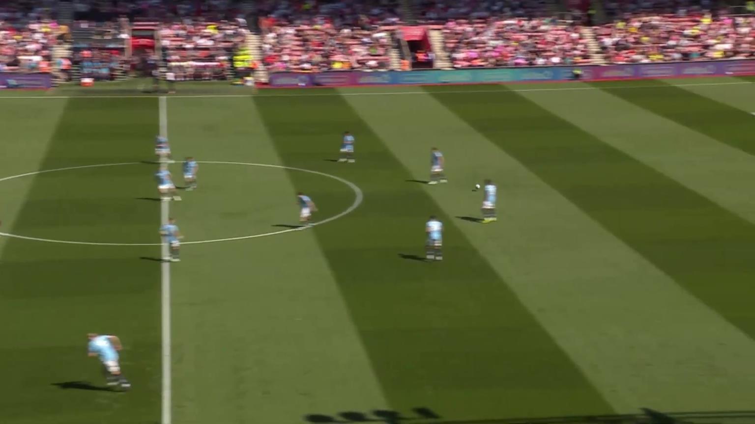 【集锦】英超-曼城0-0遭副班长南安普顿逼平 曼城先赛多第五2分