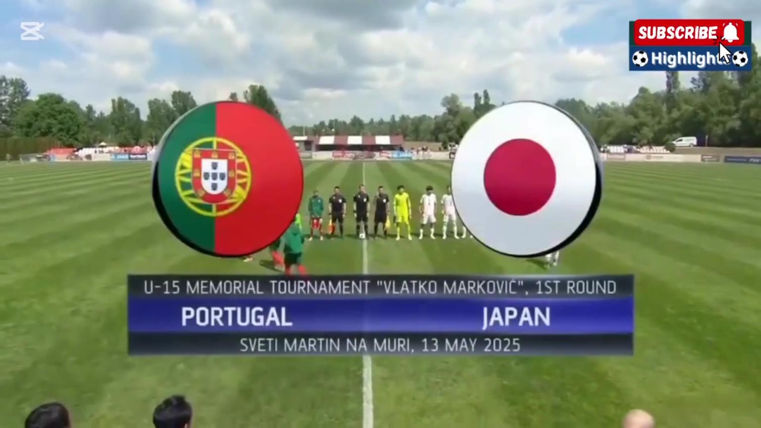【集锦】友谊赛-迷你罗替补上演首秀！U15葡萄牙4-1战胜日本U15