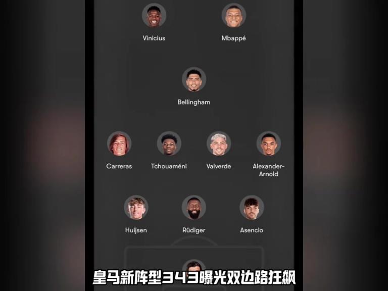 行不行❓️外媒猜测阿隆索在皇马，新赛季使用3-4-3