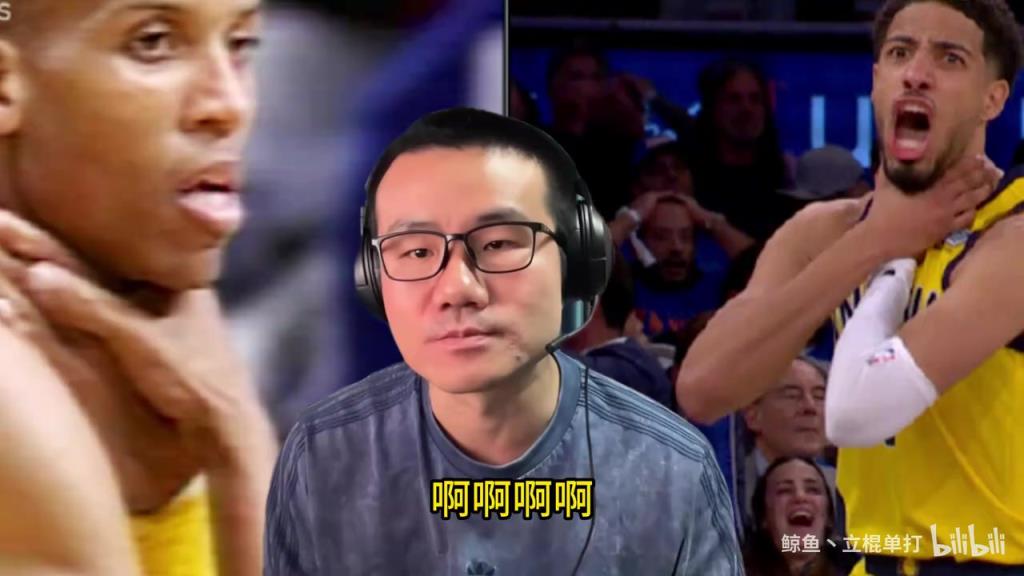 啊啊啊啊！没超时！哈利伯顿三分绝平，徐静雨再现高潮解说！